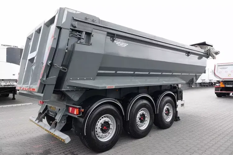 Schmitz OZGUL WYWROTKA 26 m3 / STALOWA / HP / RYNNA / OPONY 100% / HYDROKLAPA / 2020 rok zdjęcie 12