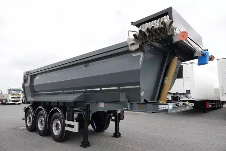 Schmitz OZGUL WYWROTKA 26 m3 / STALOWA / HP / RYNNA / OPONY 100% / HYDROKLAPA / 2020 rok zdjęcie 14