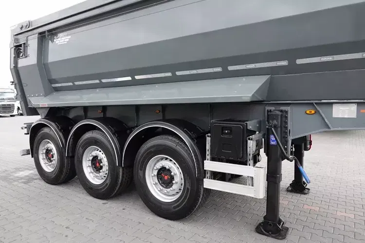 Schmitz OZGUL WYWROTKA 26 m3 / STALOWA / HP / RYNNA / OPONY 100% / HYDROKLAPA / 2020 rok zdjęcie 18