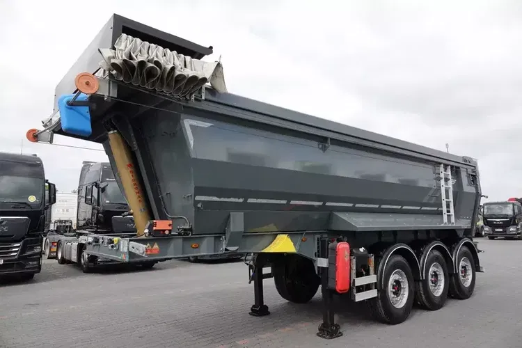 Schmitz OZGUL WYWROTKA 26 m3 / STALOWA / HP / RYNNA / OPONY 100% / HYDROKLAPA / 2020 rok zdjęcie 2