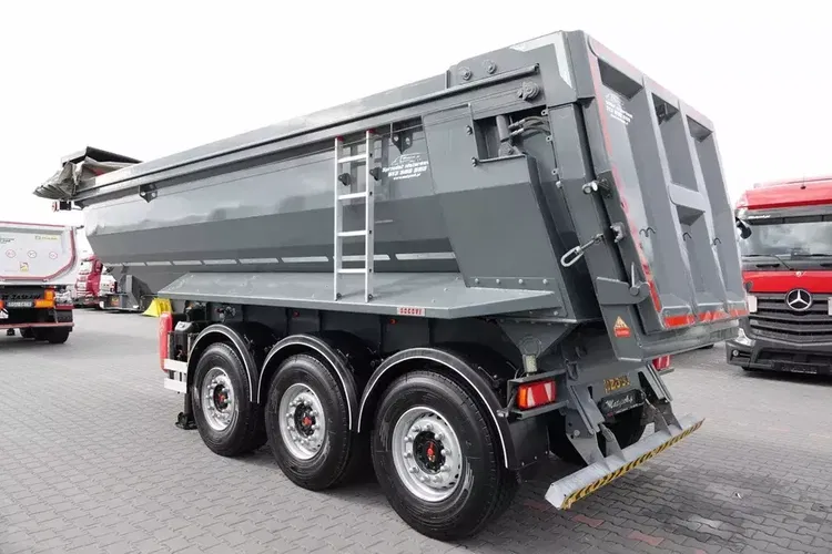 Schmitz OZGUL WYWROTKA 26 m3 / STALOWA / HP / RYNNA / OPONY 100% / HYDROKLAPA / 2020 rok zdjęcie 3