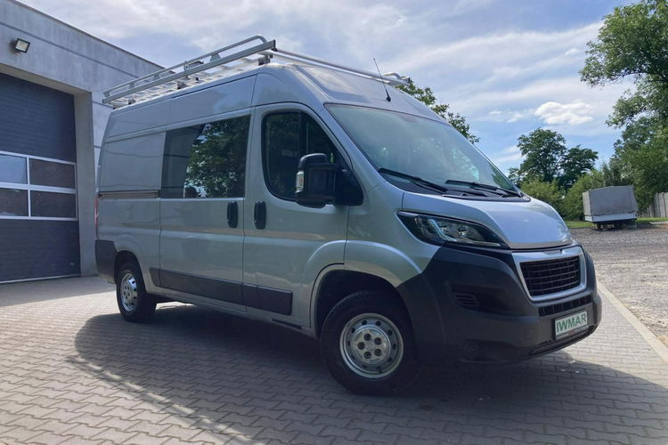 Peugeot Boxer 2018 2.0 130KM L2H2 Brygadówka Tempomat Klimatyzacja Bagażnik dachowy zdjęcie 4