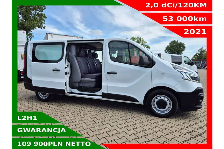 Renault Trafic Long 109900zł NETTO Brygadówka 6 osób 2.0dCi/120KM zdjęcie 1