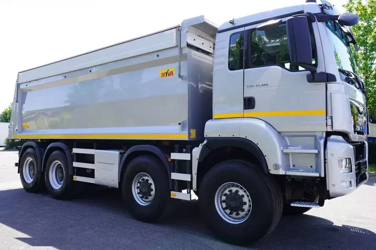 MAN TGS 41.480 8×8 E6/ Kipper HYVA / ładowność 26.2 t / pojemność 25 m3 zdjęcie 2