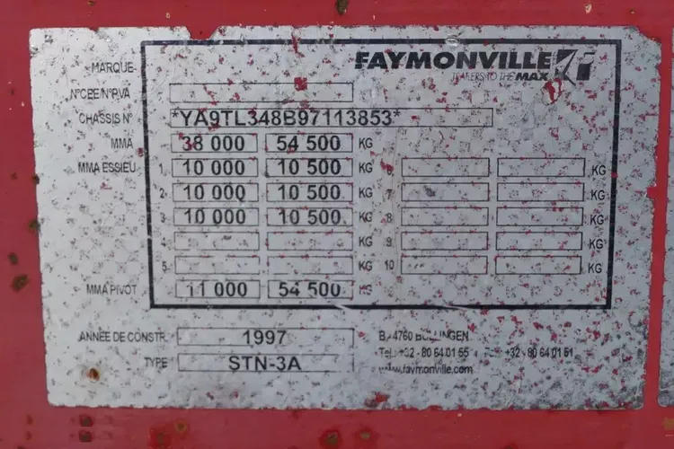 Faymonville STBZ-2VA / NACZEPA LAWETA / NISKOPODWOZIE / 2 OSIE / ROZCIĄGANA / OSIE SKRETNE / zdjęcie 24