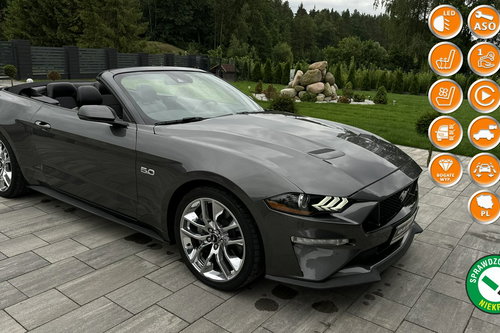 Ford Mustang 5.0v8 GT_Premium 450KM radar navi skóry tempomat aktywny kamery zamian