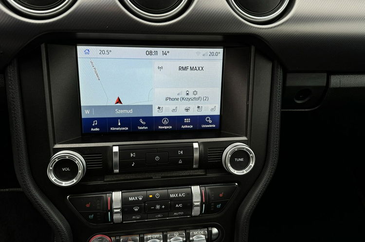 Ford Mustang 5.0v8 GT_Premium 450KM radar navi skóry tempomat aktywny kamery zamian zdjęcie 15