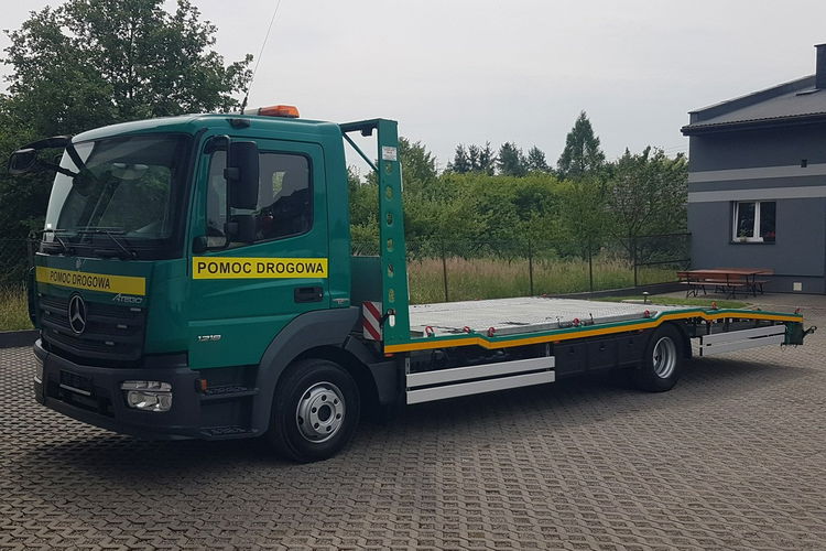 Mercedes ATEGO 1218 LAWETA POMOC DROGOWA AUTOLAWETA 4x2 ZAPADNIE LAWETA POMOC DROGOWA AUTOLAWETA 4x2 ZAPADNIE 11 990 KG KLIMA NAJAZD zdjęcie 1