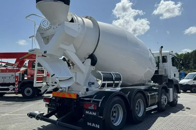 MAN TGS 32.420 8x4 Betonomieszarka Betoniarka GRUSZKA - 9m zdjęcie 8