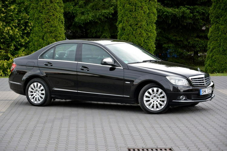 Mercedes C 180 1.8Kompressor Elegance Navi pół-skóry Automat 12.2007-model 2008 zdjęcie 10