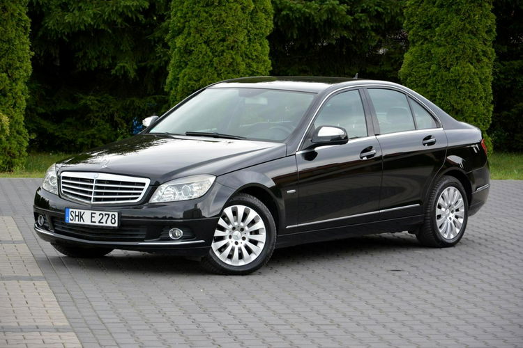 Mercedes C 180 1.8Kompressor Elegance Navi pół-skóry Automat 12.2007-model 2008 zdjęcie 2