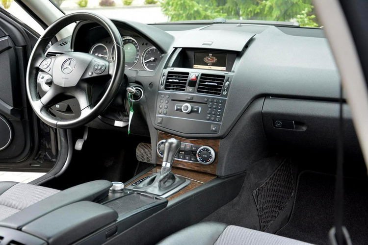 Mercedes C 180 1.8Kompressor Elegance Navi pół-skóry Automat 12.2007-model 2008 zdjęcie 22