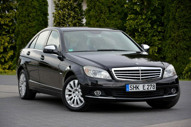 Mercedes C 180 1.8Kompressor Elegance Navi pół-skóry Automat 12.2007-model 2008 zdjęcie 8