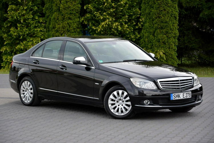 Mercedes C 180 1.8Kompressor Elegance Navi pół-skóry Automat 12.2007-model 2008 zdjęcie 9