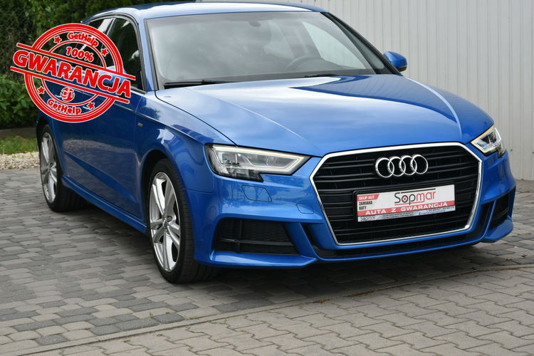 Audi A3 Sportback 30TDi 116KM 2019r. S-line MMINAVi FullLED Climatronic 18" zdjęcie 1