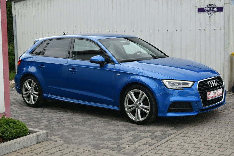 Audi A3 Sportback 30TDi 116KM 2019r. S-line MMINAVi FullLED Climatronic 18" zdjęcie 4