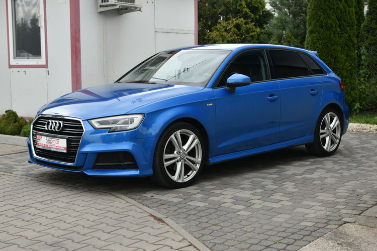 Audi A3 Sportback 30TDi 116KM 2019r. S-line MMINAVi FullLED Climatronic 18" zdjęcie 5