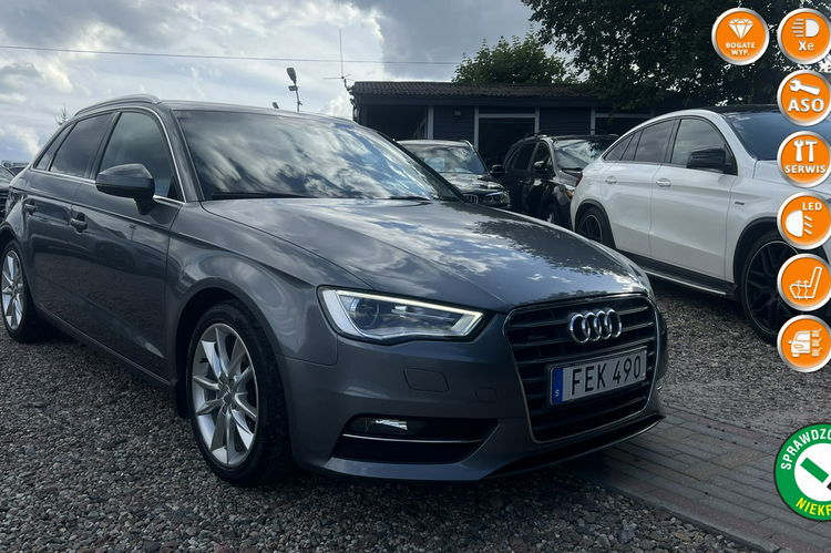 Audi A3 1.8 tsi 180KM quattro sport back Navi ledy bixenon B&O 1.wl full serwi zdjęcie 1