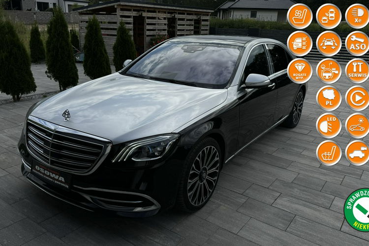 Mercedes S 350 Long Maybach piękny stan pełne wyposażenie TV multibeam zamawiana gwar zdjęcie 1