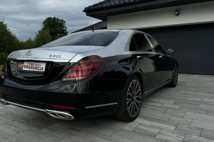 Mercedes S 350 Long Maybach piękny stan pełne wyposażenie TV multibeam zamawiana gwar zdjęcie 11