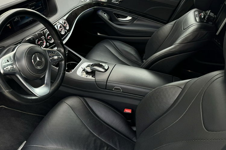 Mercedes S 350 Long Maybach piękny stan pełne wyposażenie TV multibeam zamawiana gwar zdjęcie 12