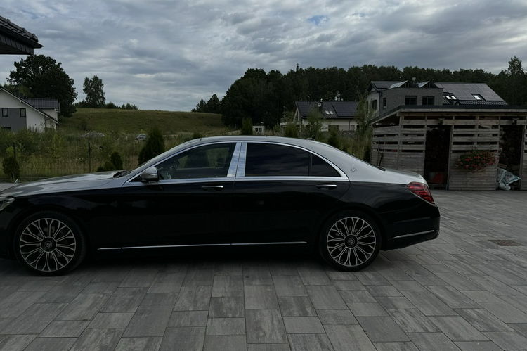 Mercedes S 350 Long Maybach piękny stan pełne wyposażenie TV multibeam zamawiana gwar zdjęcie 13