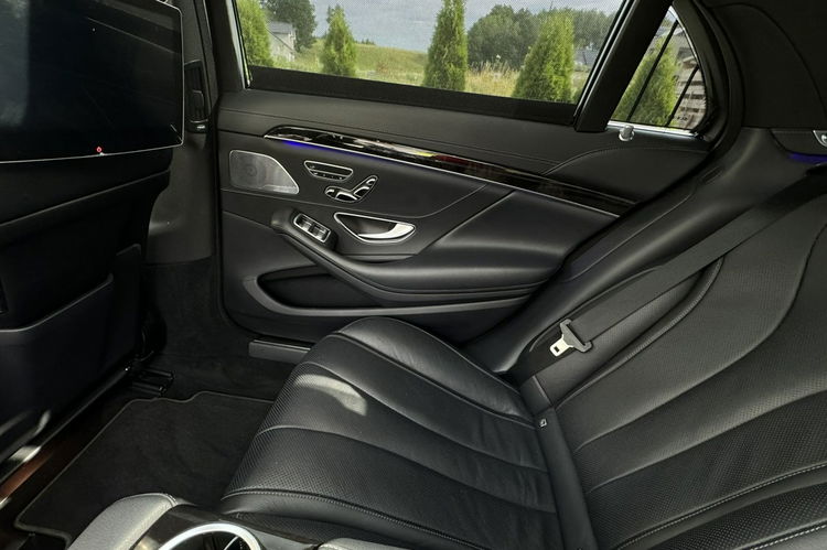 Mercedes S 350 Long Maybach piękny stan pełne wyposażenie TV multibeam zamawiana gwar zdjęcie 25