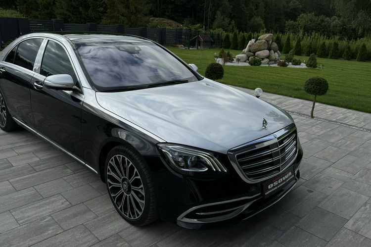 Mercedes S 350 Long Maybach piękny stan pełne wyposażenie TV multibeam zamawiana gwar zdjęcie 3