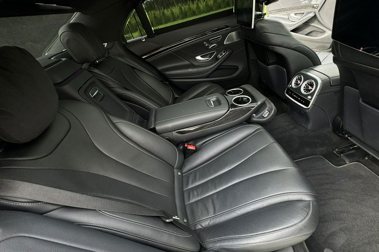 Mercedes S 350 Long Maybach piękny stan pełne wyposażenie TV multibeam zamawiana gwar zdjęcie 32