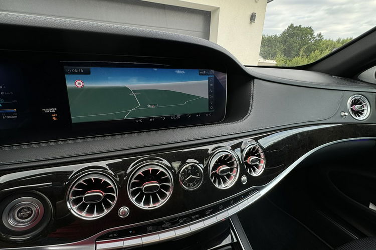 Mercedes S 350 Long Maybach piękny stan pełne wyposażenie TV multibeam zamawiana gwar zdjęcie 36