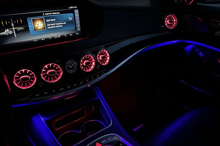 Mercedes S 350 Long Maybach piękny stan pełne wyposażenie TV multibeam zamawiana gwar zdjęcie 53