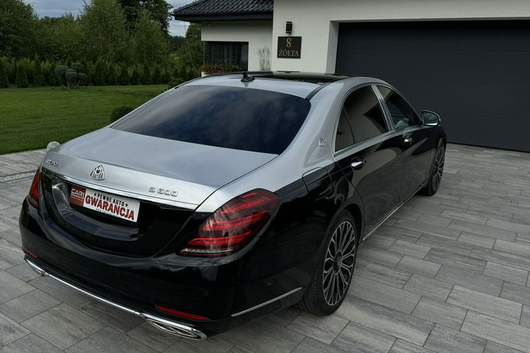 Mercedes S 350 Long Maybach piękny stan pełne wyposażenie TV multibeam zamawiana gwar zdjęcie 6