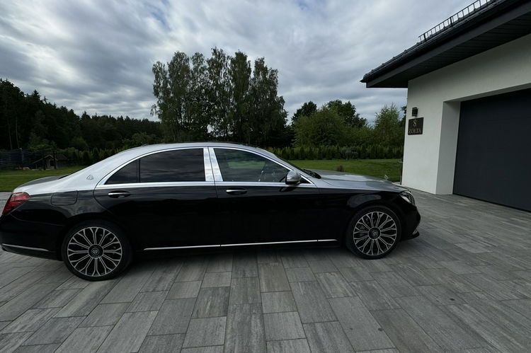 Mercedes S 350 Long Maybach piękny stan pełne wyposażenie TV multibeam zamawiana gwar zdjęcie 7