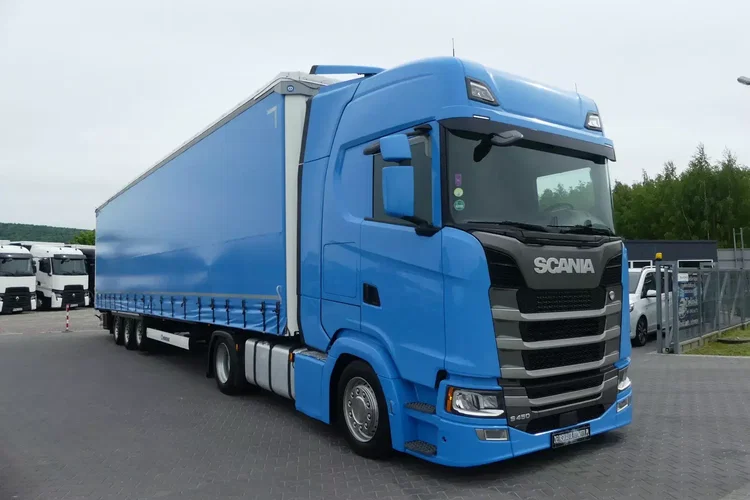 Scania S450 + KRONE FIRANKA / ZESTAW MEGA / EURO 6 / RETARDER / zdjęcie 14