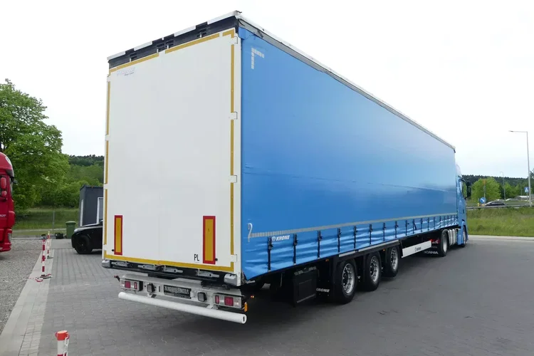 Scania S450 + KRONE FIRANKA / ZESTAW MEGA / EURO 6 / RETARDER / zdjęcie 8