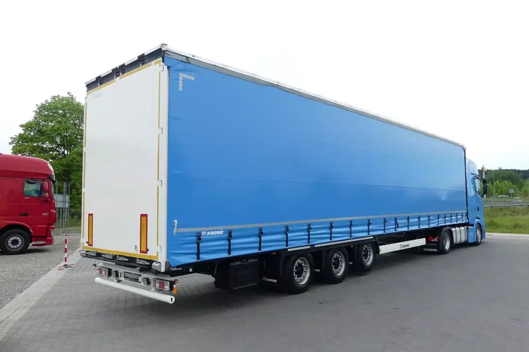 Scania S450 + KRONE FIRANKA / ZESTAW MEGA / EURO 6 / RETARDER / zdjęcie 9