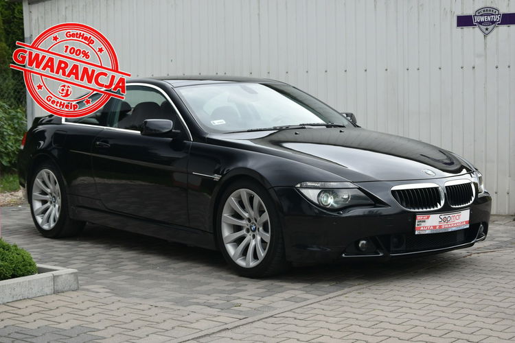 BMW 645 645Ci 4.4 V8 333KM 2005r. Panorama BiX HeadUp Skóra NAVi Radar zdjęcie 1