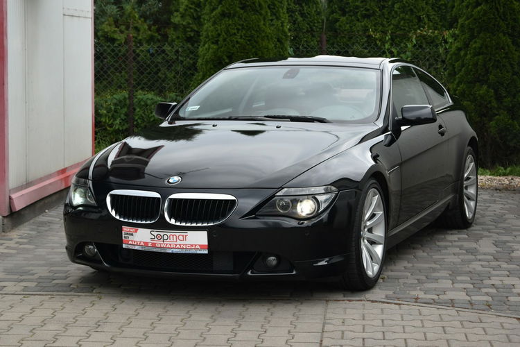 BMW 645 645Ci 4.4 V8 333KM 2005r. Panorama BiX HeadUp Skóra NAVi Radar zdjęcie 2