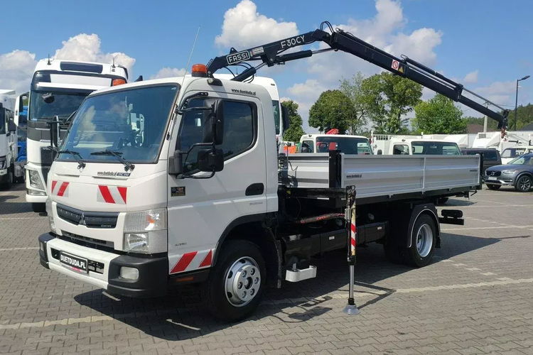 Mitsubishi Canter Fuso 9C18 3.0/180KM Automat, HDS FASSI F30 Wywrotka 3-str zdjęcie 7