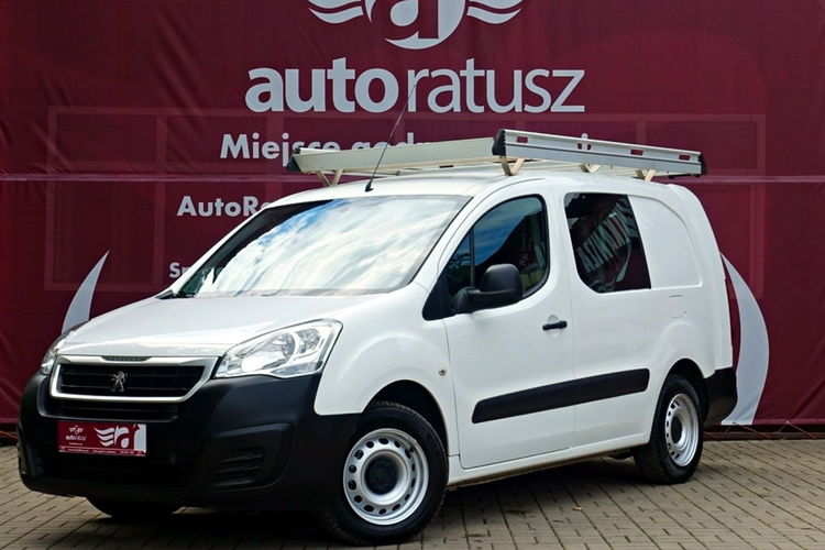 Peugeot Partner Fv 23% / LONG - XL 5 osób zabudowa GRUAU / Pełny Serwis / Org. Lakier zdjęcie 13