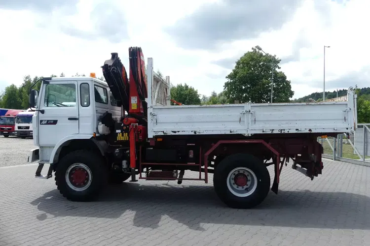 Renault MIDLINER M210 / 4X4 / WYWROTKA + HDS PALFINGER PK 12080 12.7 m / zdjęcie 8