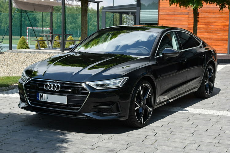 Audi A7 45TFSi 2022r. JAK NOWA B&O Virtual HeadUp Dociągi Radar 21"RS Fv23 zdjęcie 2