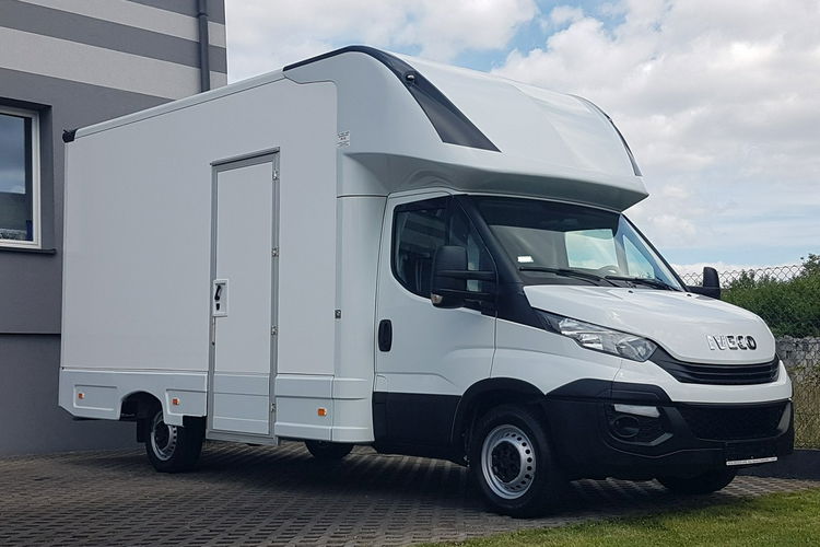 Iveco Daily KONTENER NISKOPODŁOGOWY 4.31x2.24x2.43 SKLEP KAMPER KLIMA FOODTRUCK zdjęcie 30