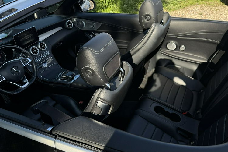Mercedes C 300 c300 4-matic cabrio ledy skory kamera cofania felgi amg rok gwarancji zdjęcie 14