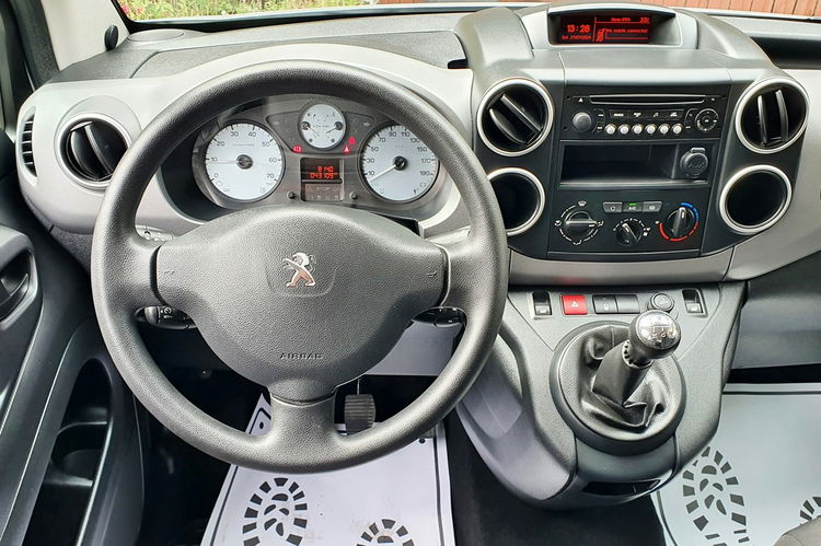 Peugeot Partner Tylko 43 tys km. 1.6 BHDI 100 KM, SALON PL, I WŁ, Tempomat F.vat23%, zdjęcie 17
