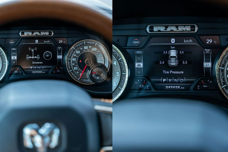 Dodge 1500 5.7 V8 HEMI / Crew Cab LONG HORN LIMITED / Bogate wyposażenie / 2021 zdjęcie 24