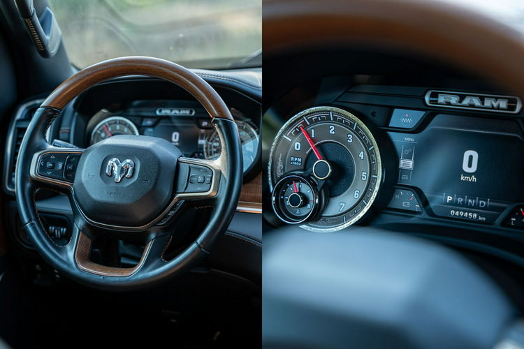 Dodge 1500 5.7 V8 HEMI / Crew Cab LONG HORN LIMITED / Bogate wyposażenie / 2021 zdjęcie 26