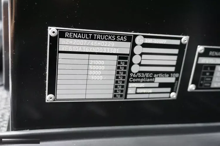 Renault / T 480 / EURO 6 / ACC / HIGH CAB / NOWY MODEL zdjęcie 11