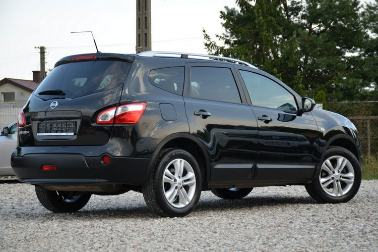 Nissan Qashqai+2 Czarny Opłacony 2.0i 16V Lift 7 Foteli Navi Kamera Klimatronik Alu zdjęcie 17