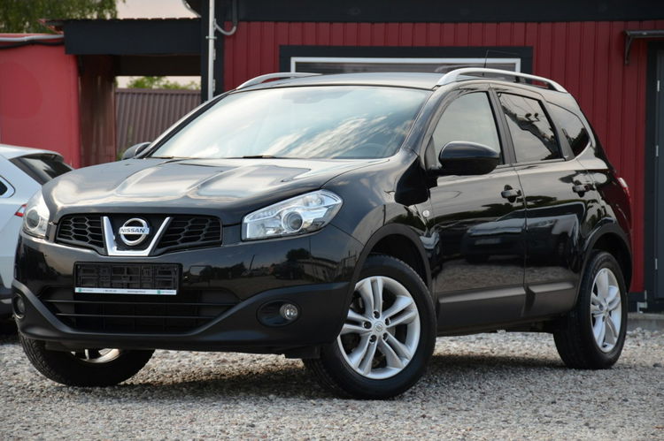 Nissan Qashqai+2 Czarny Opłacony 2.0i 16V Lift 7 Foteli Navi Kamera Klimatronik Alu zdjęcie 2